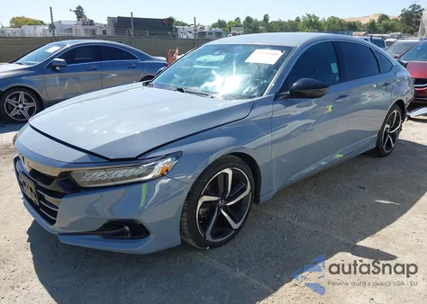 2021 Honda Accord Sport z USA, uszkodzony, nr VIN 1HGCV1F32MA040846